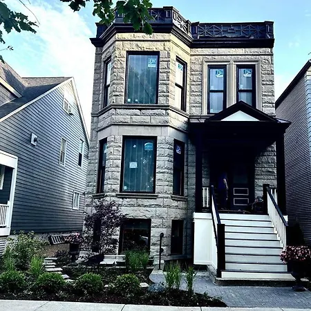 Apartamento The Lyons' Lair Chicago Exterior foto